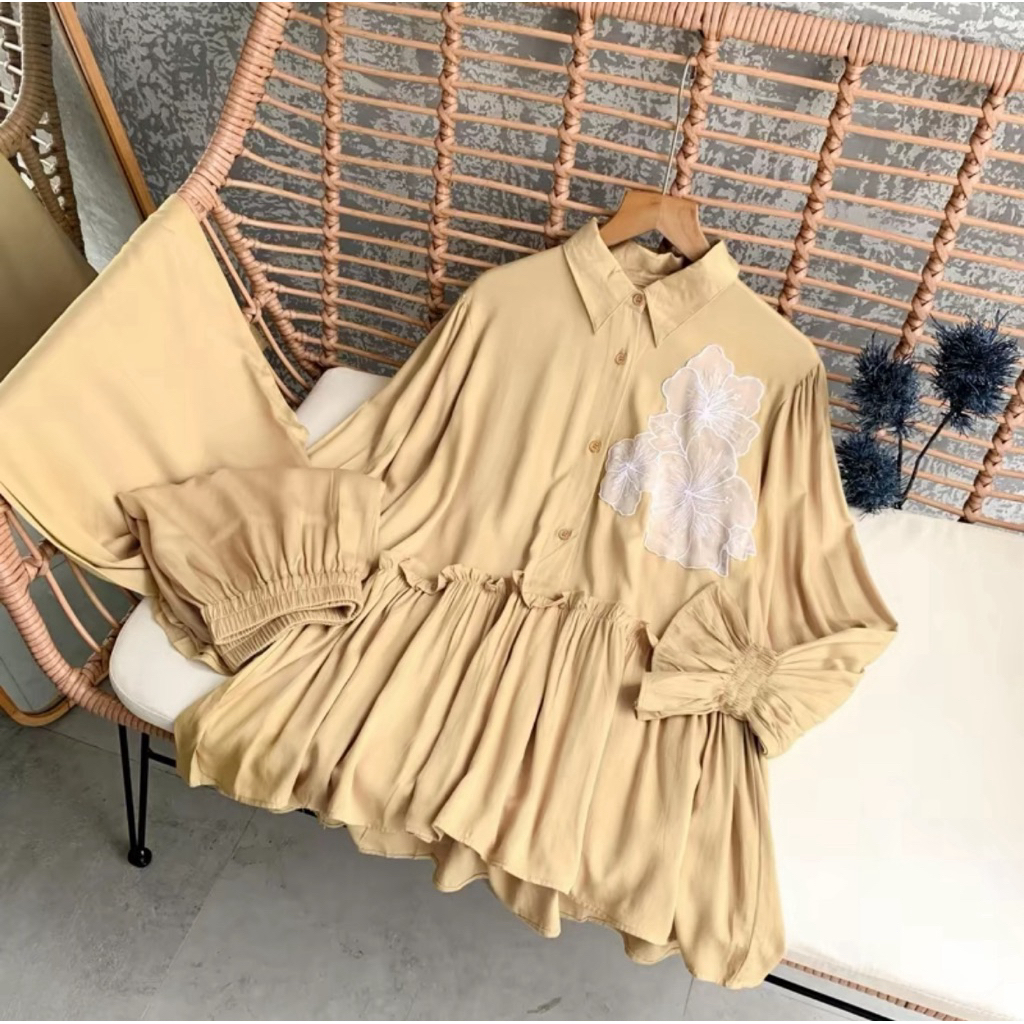 Bloom Ruve Set Rayon Twill by Enbe Store