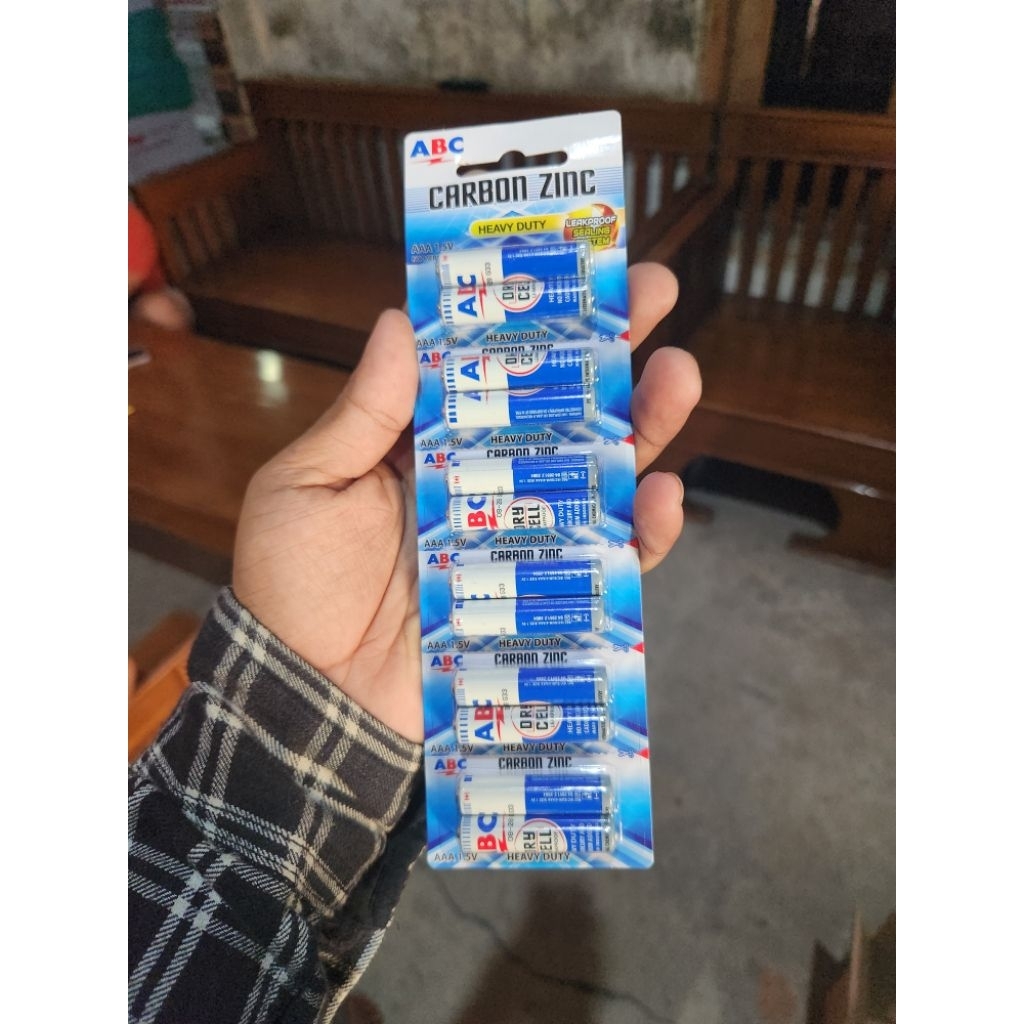HAN - BATU BATRE ABC AAA ORIGINAL– TENAGA TAHAN LAMA 6 PCS ATAU 12 PCS HARGA GROSIR