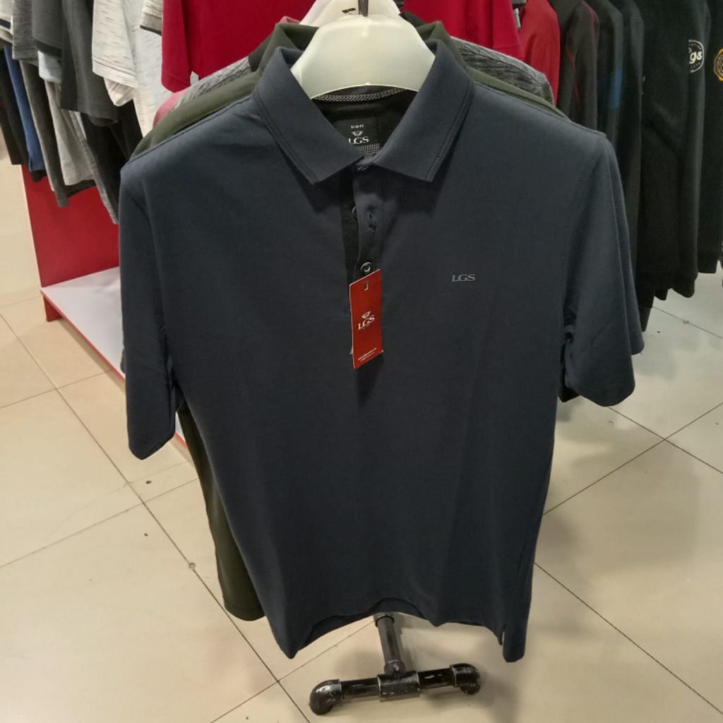 LGS BAJU KAOS KERAH PRIA ELEGANT ORIGINAL