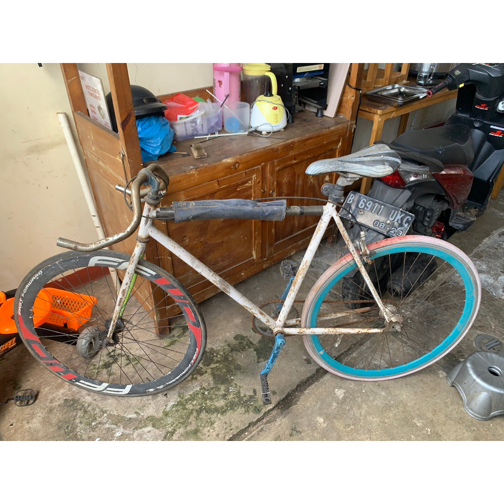 Sepada Fixie Bekas + Bonus Velg-NEGO