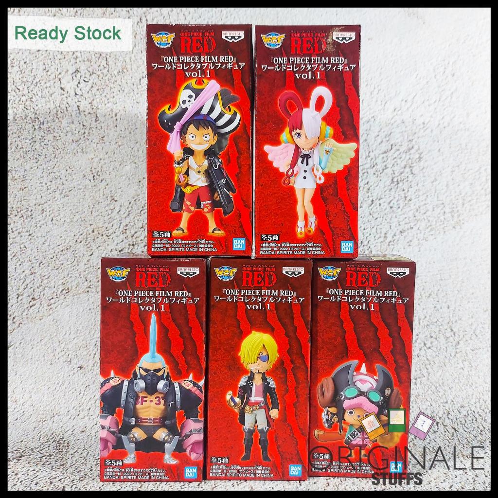 WCF One Piece Film RED vol.1 Figure Original Japver (Luffy Uta Franky Sanji Chopper)