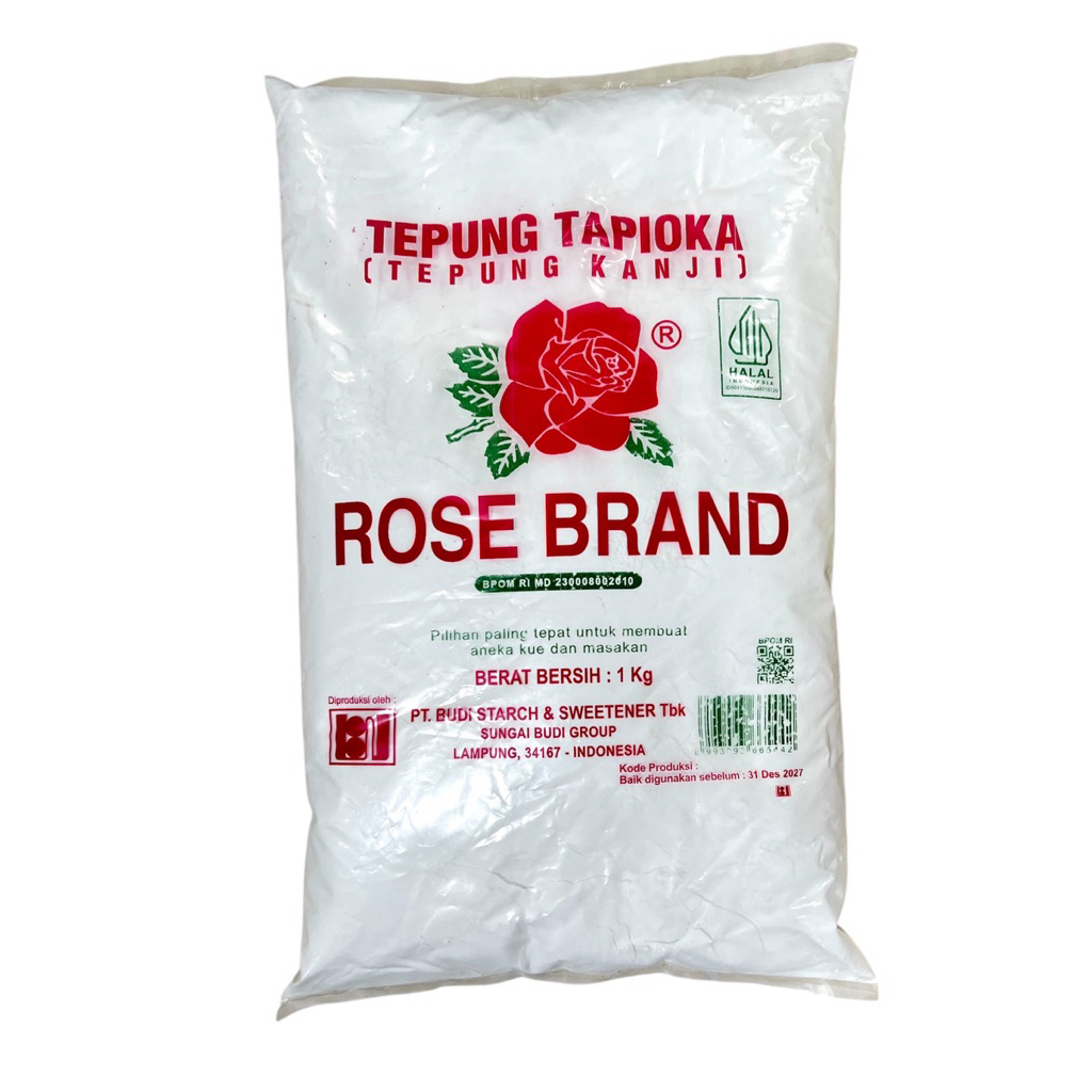 Tepung Tapioka / Tepung Kanji Rose Brand 1 Kg