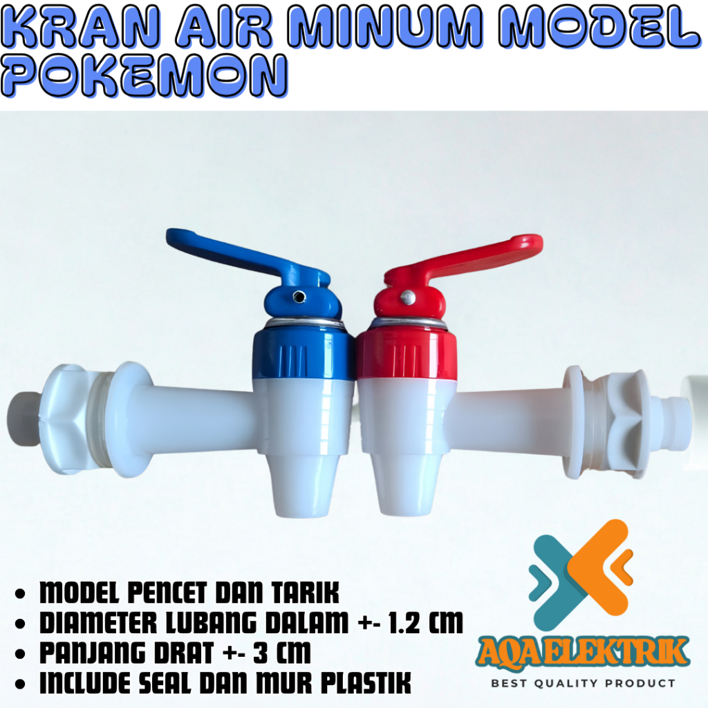 KRAN DESPENSER AIR MINUM UNIVERSAL MODEL POKEMON