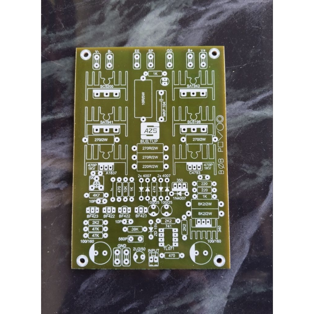 PCB Power Amplifier BnB Builtup