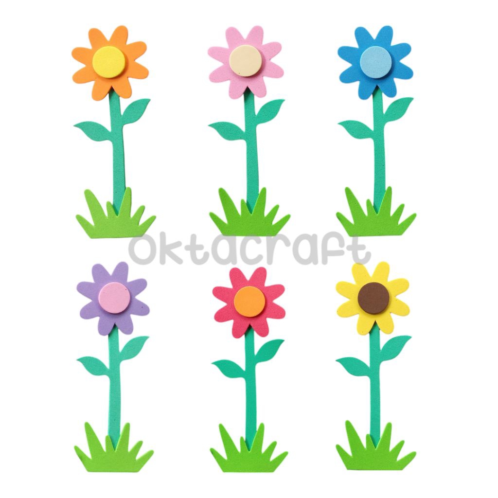 1 pcs/hiasan bunga/hiasan dinding kelas tk/hiasan dinding kelas sd/hiasan dinding/hiasan kelas/hiasa