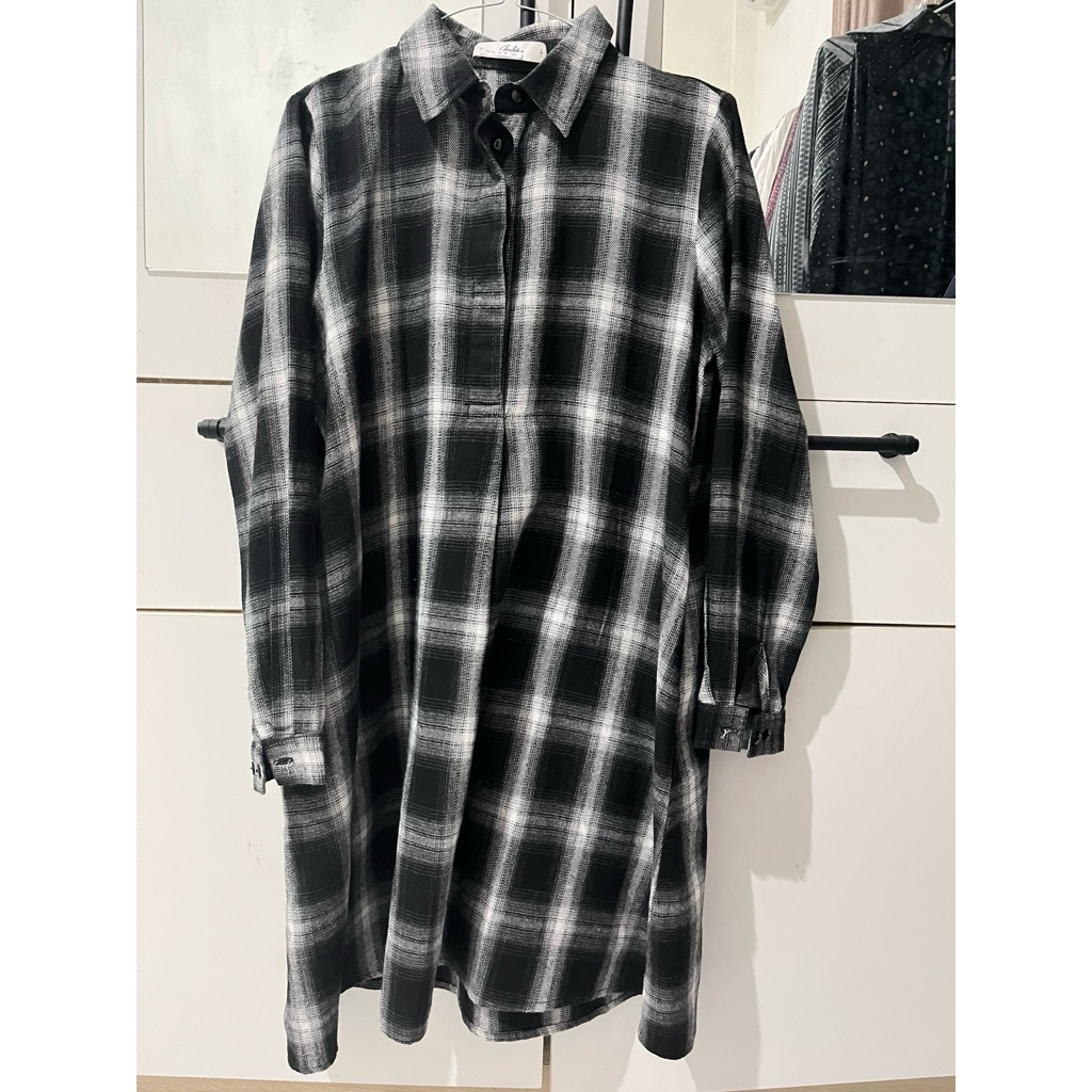 Preloved Midi Dress Tunik Klamby, Vanillahijab, Geulis