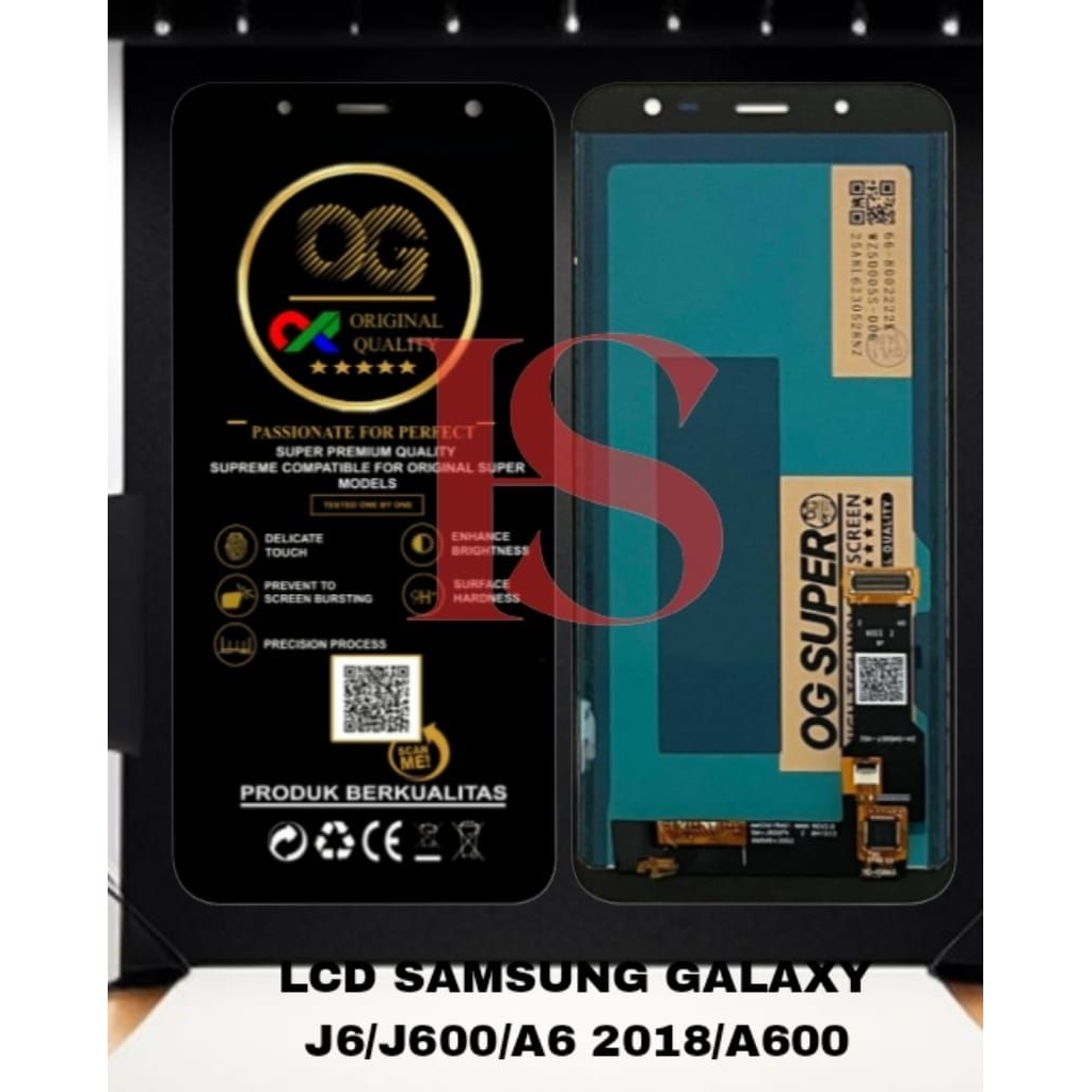 LCD SAMSUNG A6 FULLSET TOUCH SCREEN LCD SAMSUNG GALAXY J6/J600/A6 2018/A600 LCD ORIGINAL