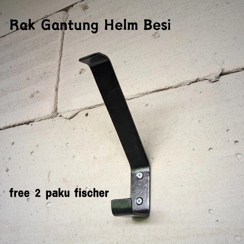 Rak helm gantung besi | Rak Helm Besi Dinding Cantolan Rak Gantungan Helm | Gantungan Helm Dinding |
