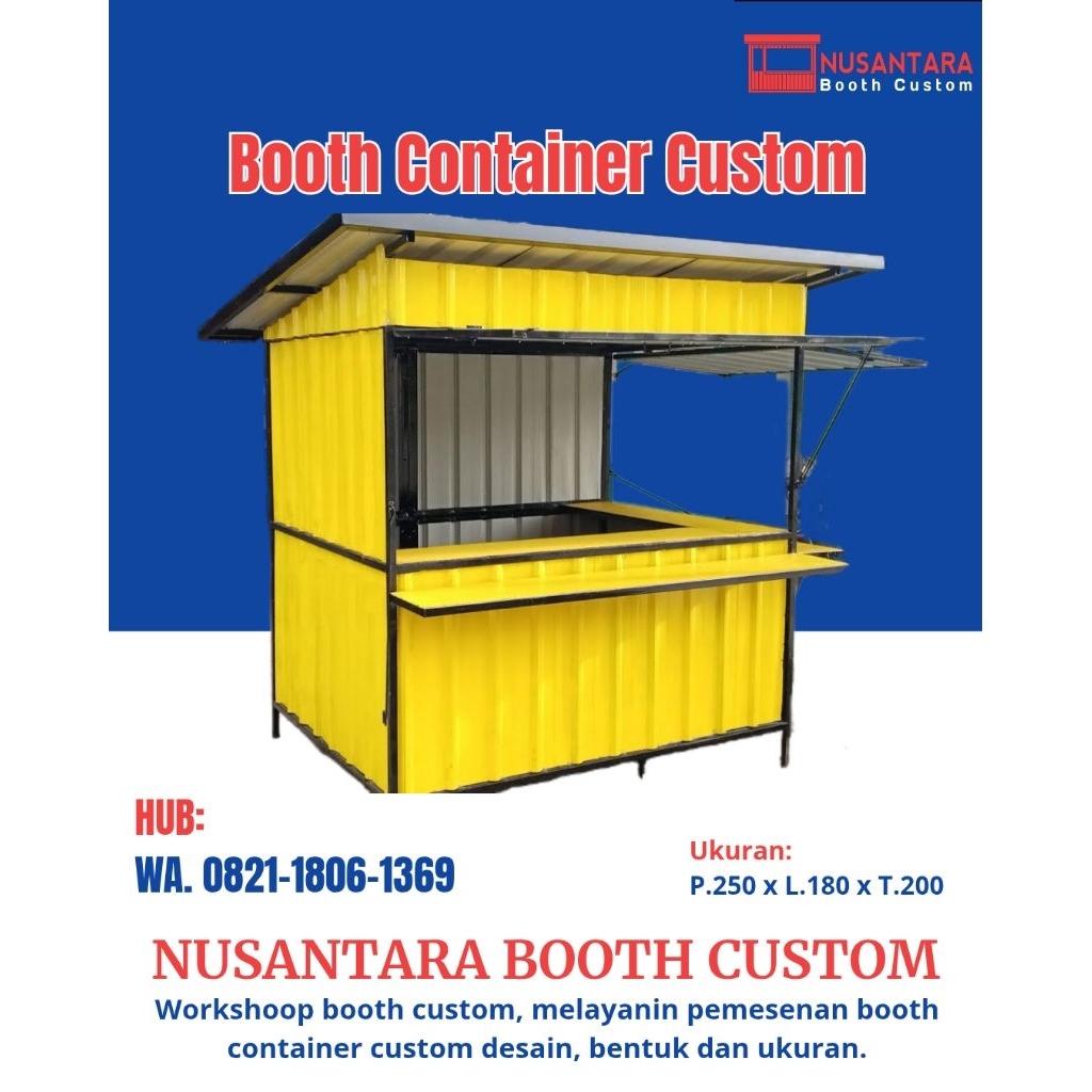 booth container jualan Booth Container Custom UMKM Murah Booth Container Cafe Mini Siap Pakai  Booth