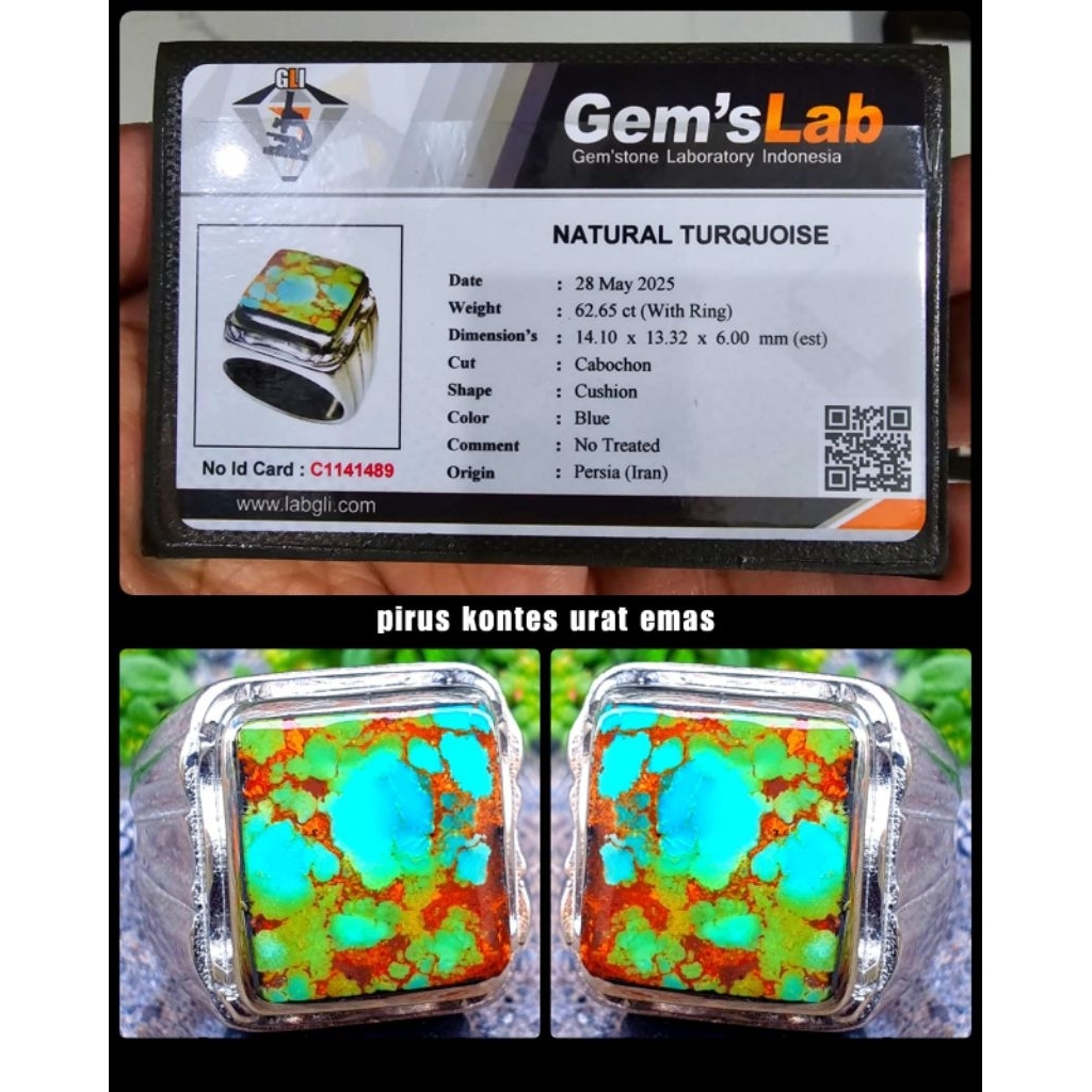 pirus ijo daun serat emas kuno asli kelas kontes