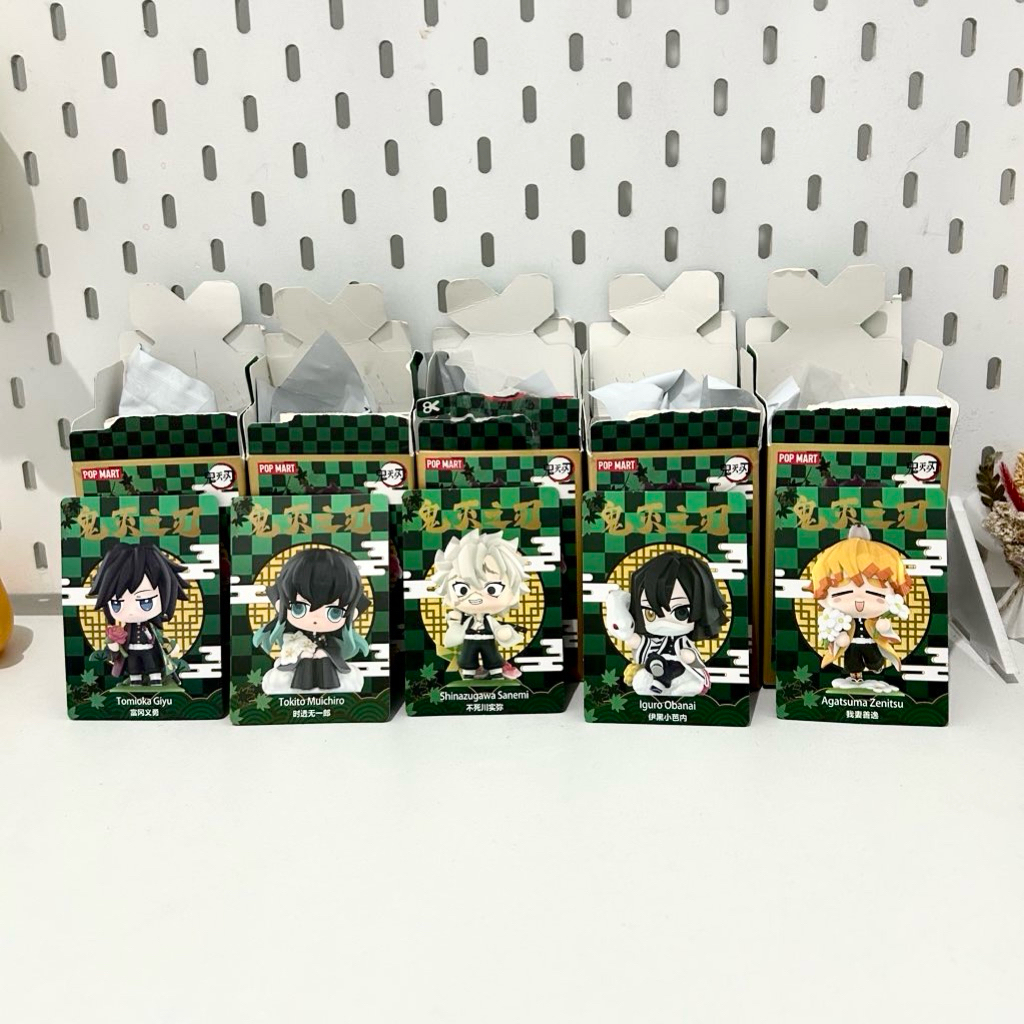 (READY STOCK) Blind Box POP MART Demon Slayer (Selected) - Muichiro Giyu Sanemi Obanai Zenitsu
