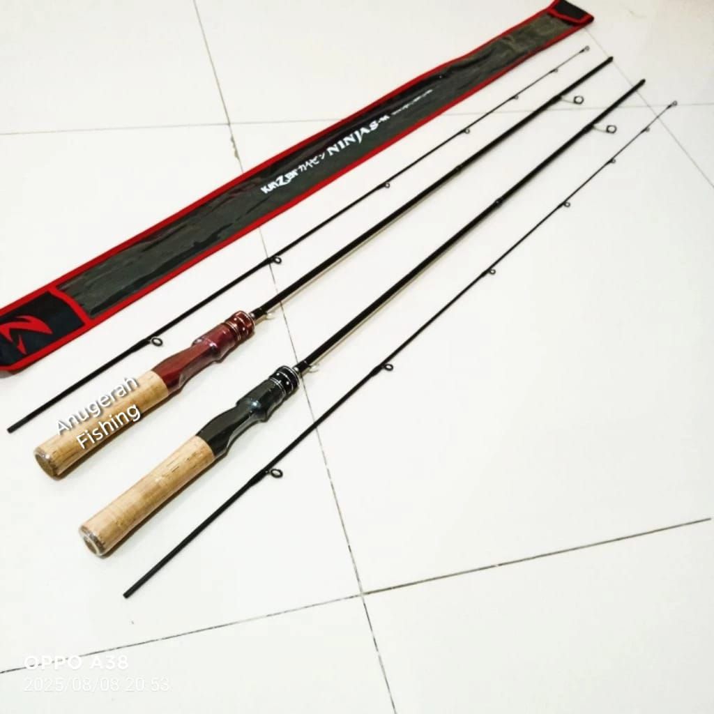 KAIZEN NINJAS 198 JORAN PANCING ULTRA LIGHT CASTING UL PANJANG 198 CM | Alat pancing original