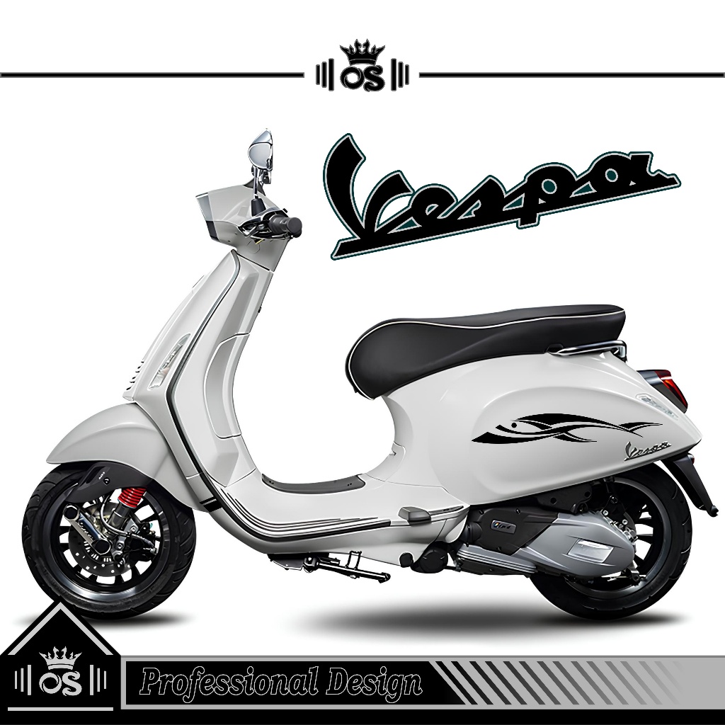 STRIPING VESPA SPRINT & PRIMAVERA / MTF 21 / CUTTING STIKER VESPA SPRINT / STIKER VESPA / SIMPLE