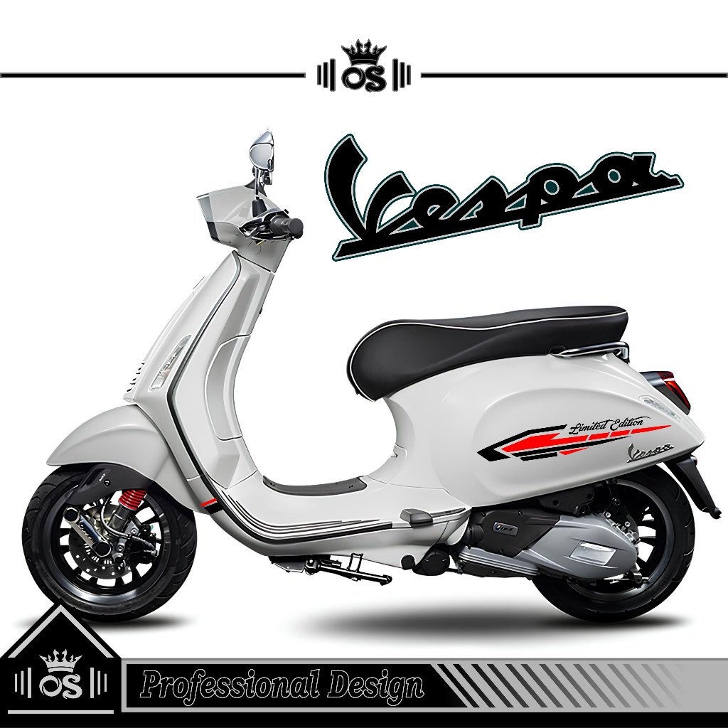 STRIPING VESPA SPRINT & PRIMAVERA / MTF 24 / CUTTING STIKER VESPA SPRINT / STIKER VESPA / SIMPLE