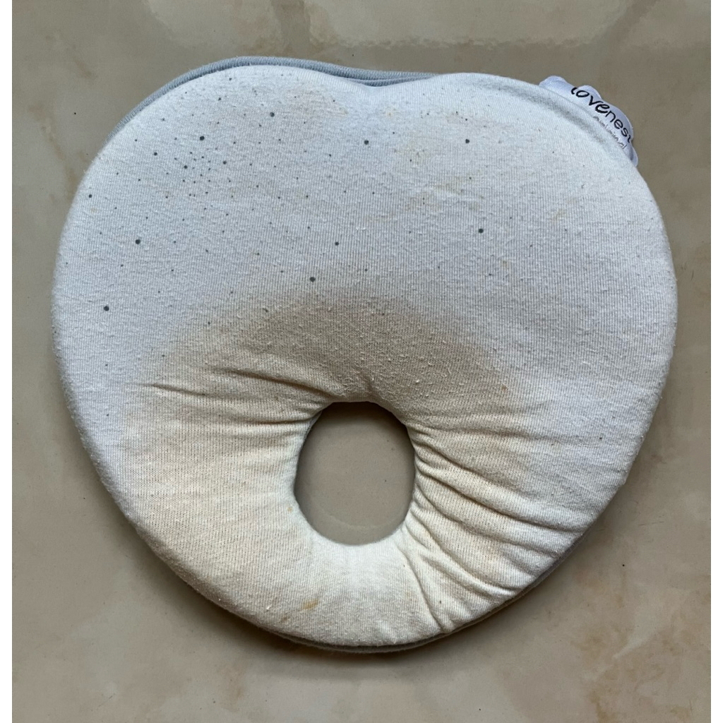 preloved bantal bayi babymoov lovenest untuk kepala peyang