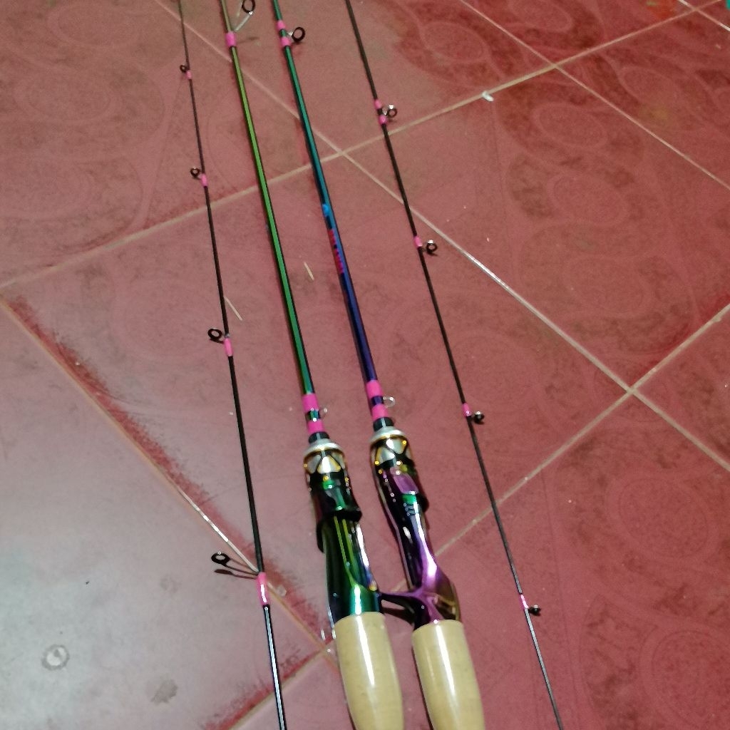 Joran Casting Zorro pelangi carbon solid