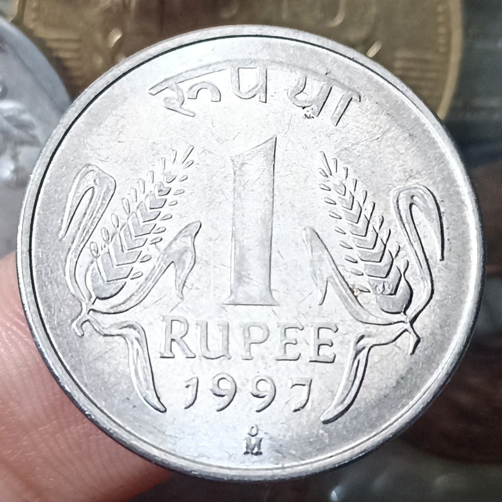 Koin Kuno India 1 Rupee Tahun 1997