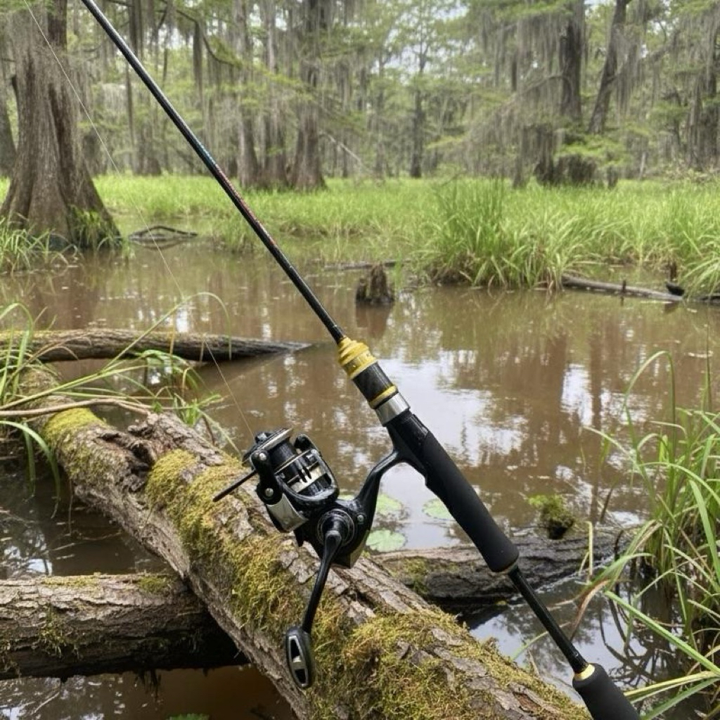 set pancing UL solid carbon zorro suriten & reel exotic 1000