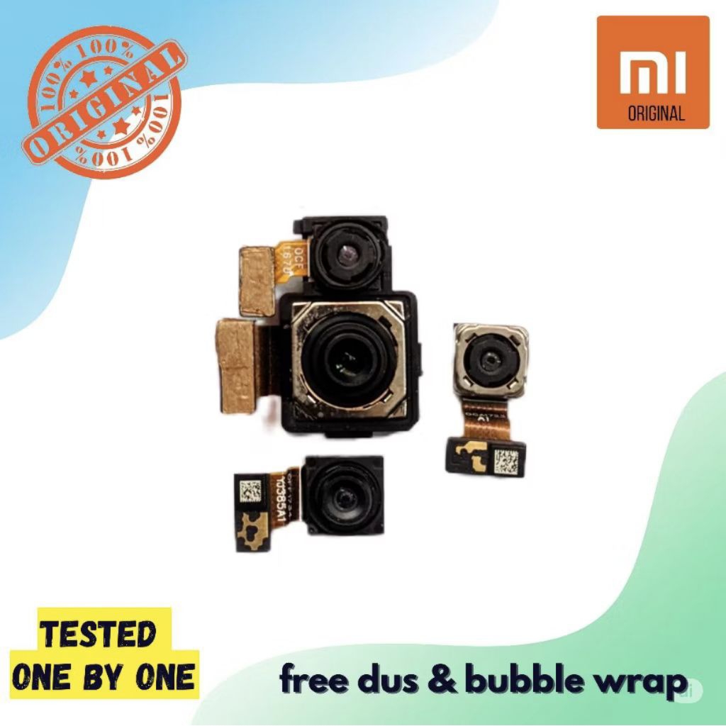 Kamera Belakang Set Redmi Note 8 Pro Original cabutan Tested Jernih Camera Xiaomi Redmi Note 8 Pro