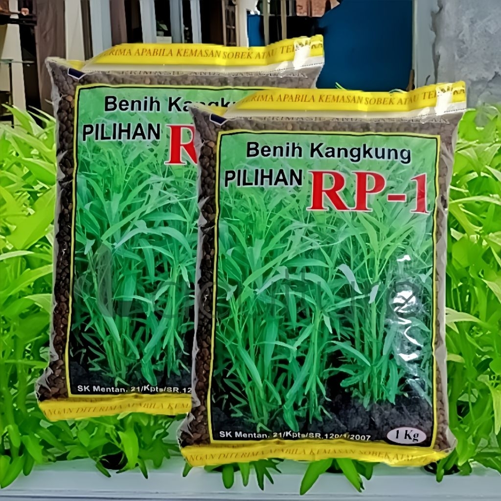 1 kg Bibit Kangkung Super Unggul Kemasan Pabrik Bibit Sayuran Pilihan Bibit Kangkung Super