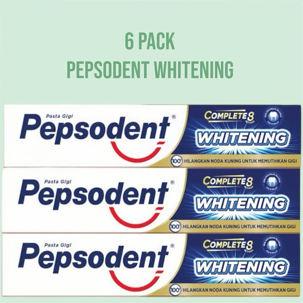 ISI 6 PEPSODENT COMPLETE 8 WHITENING | PEPSODENT