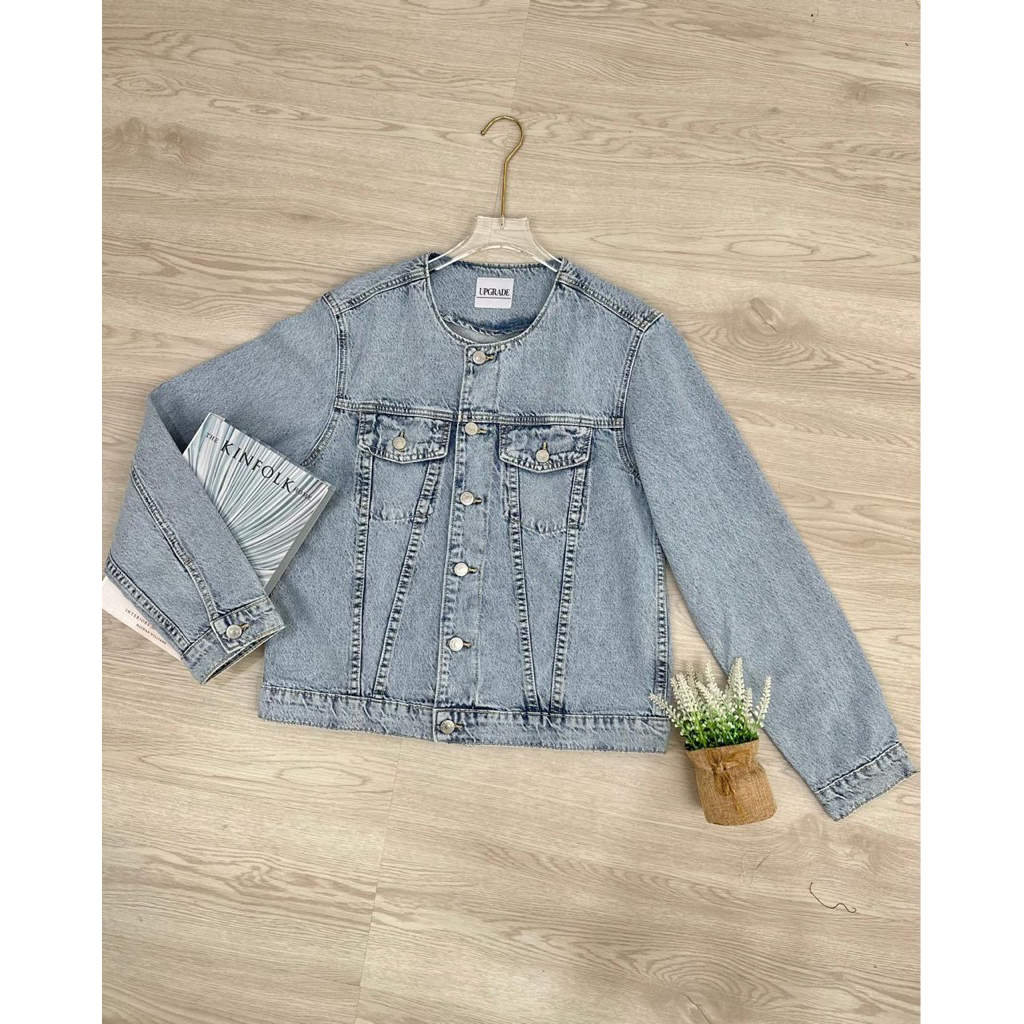 NRC jaket jeans crop Upgrade import