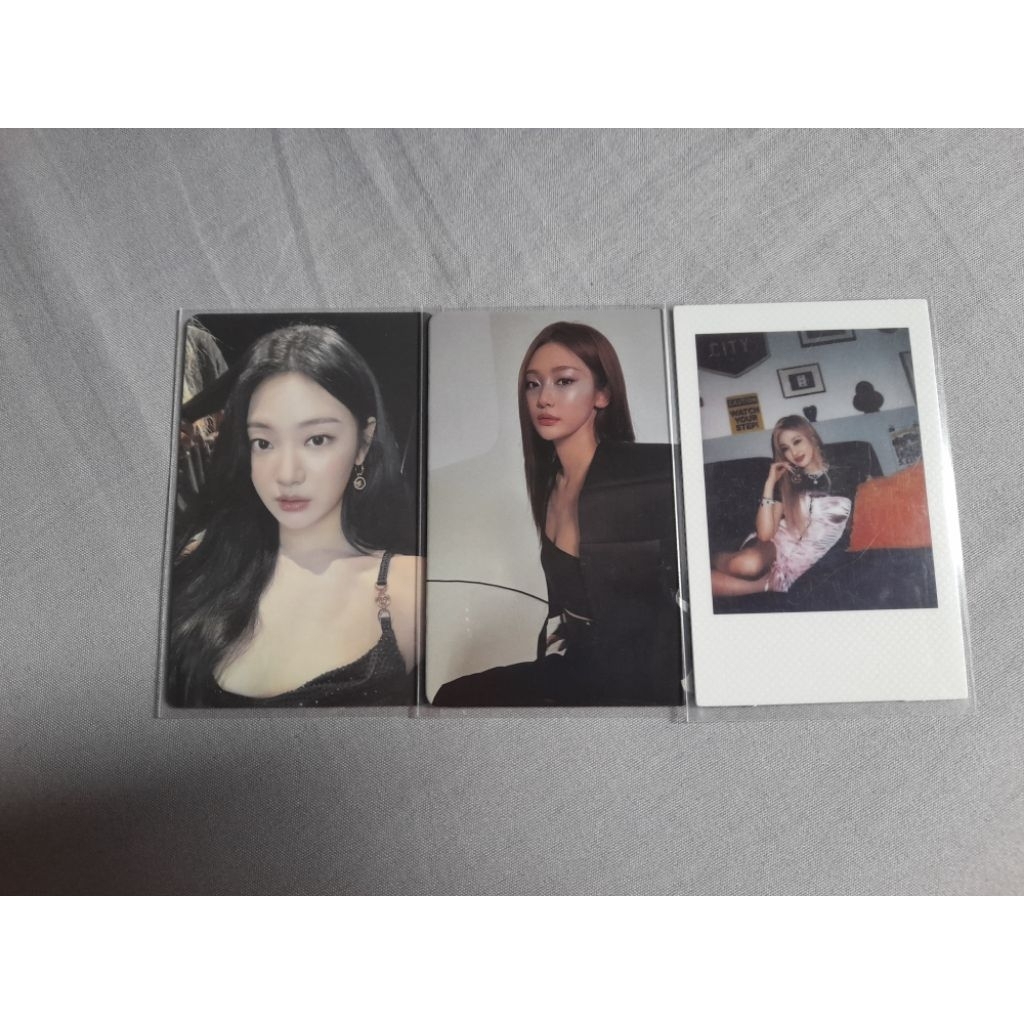 50 get 3 photocard ningning qq drama elle girls