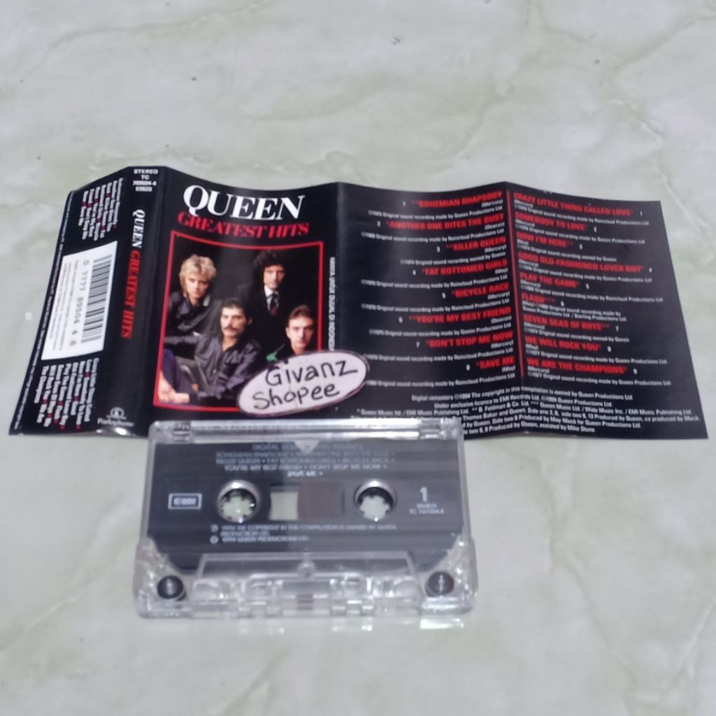 kaset pita QUEEN - Greatest hits