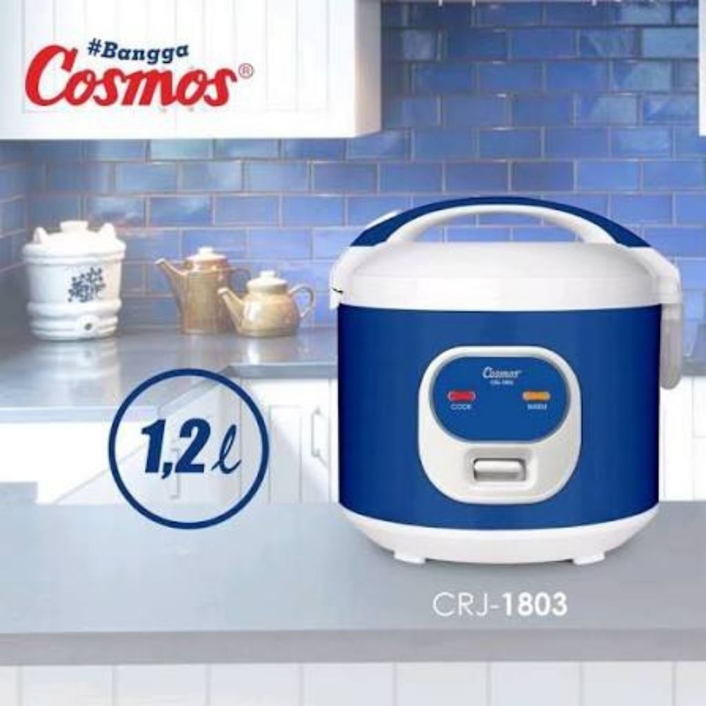 Rice Cooker Cosmos CRJ 1803 Magic Com Cosmos 1,2 Liter CRJ-1803 Magic Com Cosmos 3in1 1.2 Liter CRJ1