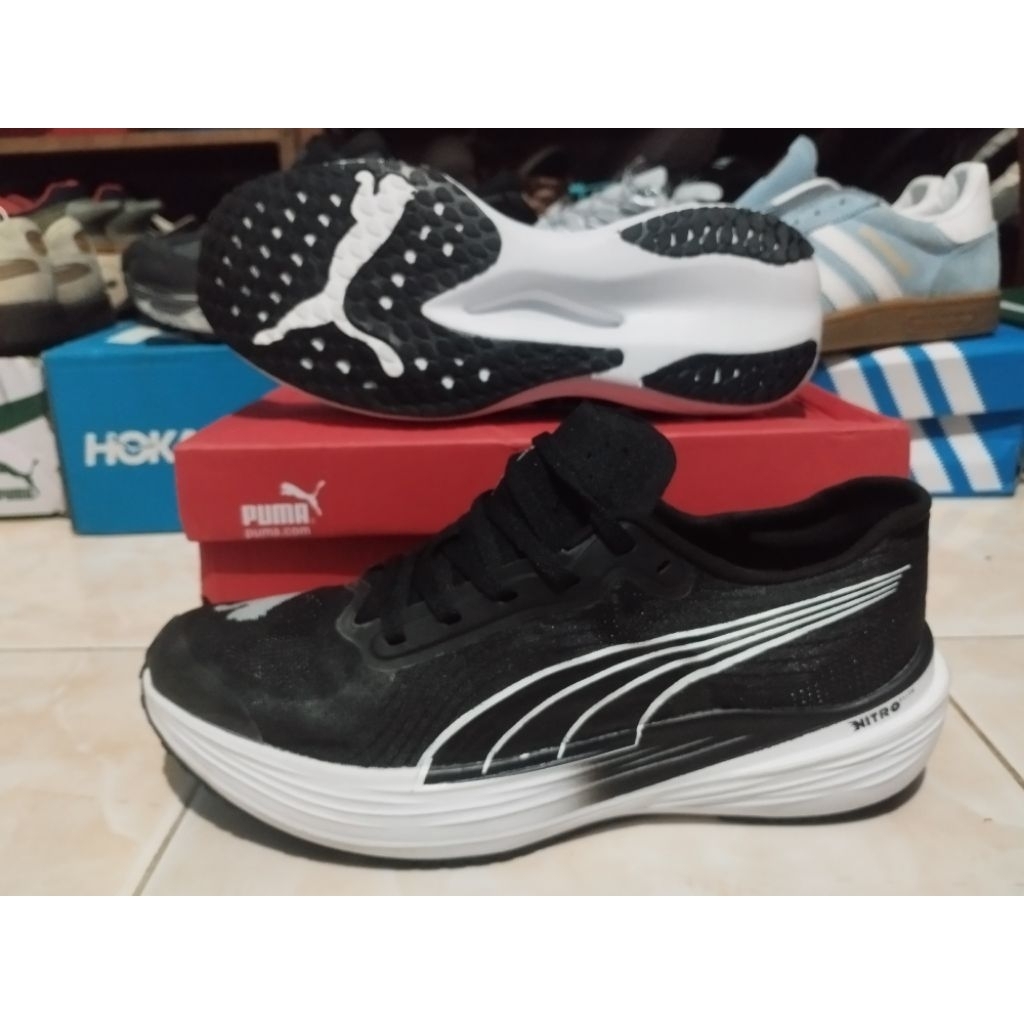 Sepaltu Running Puma nitr0 hitammm size 43