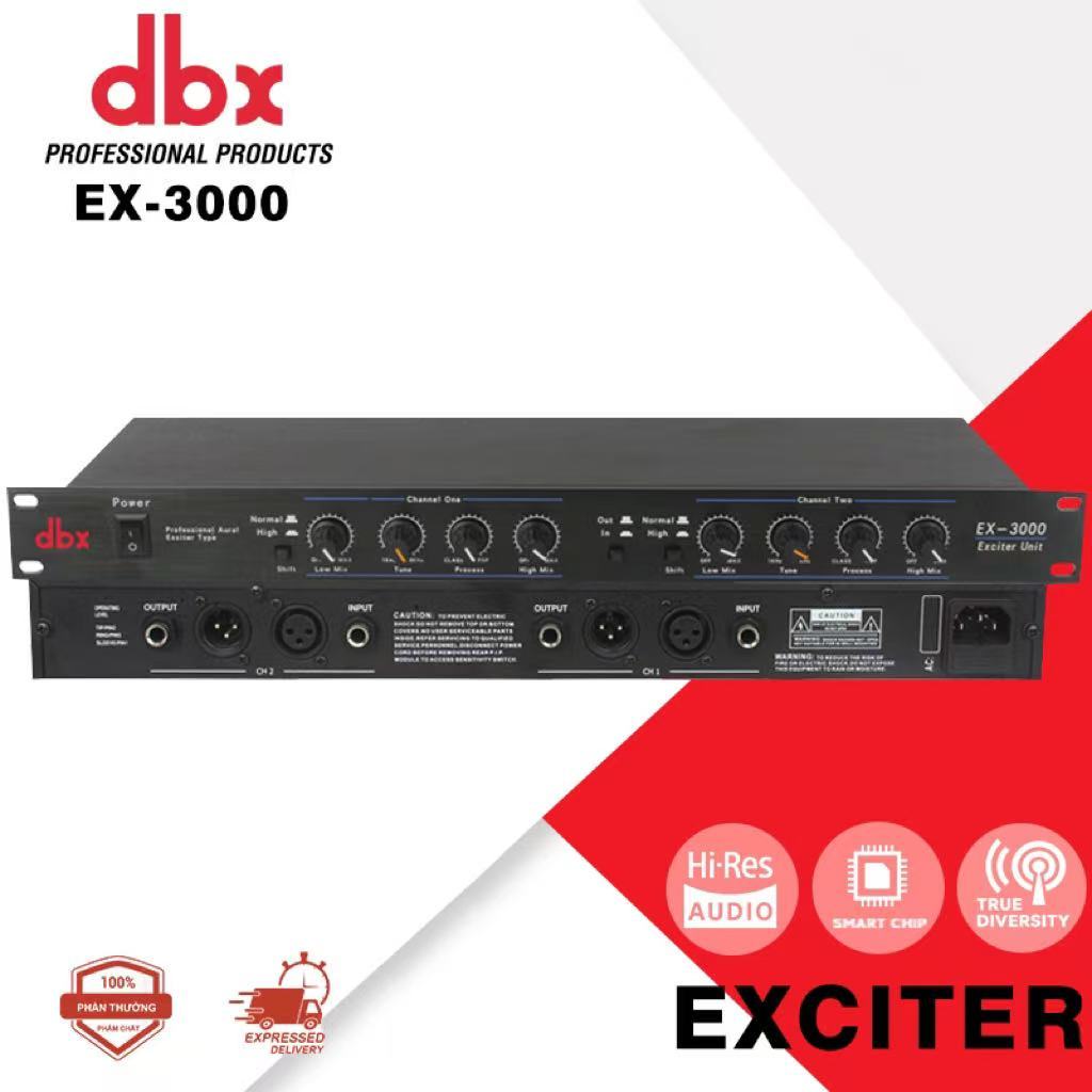 DBX EX3000  Bass Booster MAXIMIZER Digital Audio Boost Sound Audio Exciter Prosesor manajemen speake