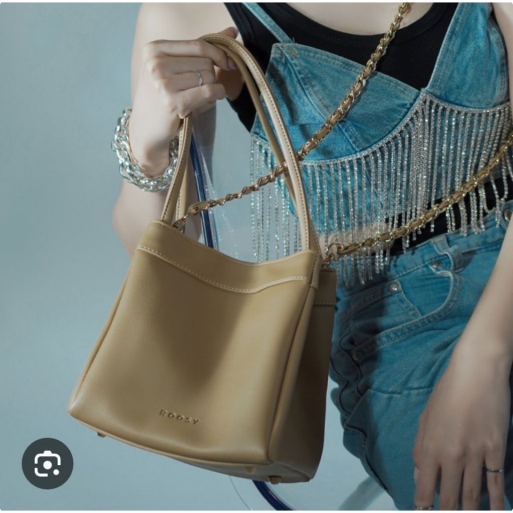 Roosy holmes bag warna caramel lengkap dustbag dan box