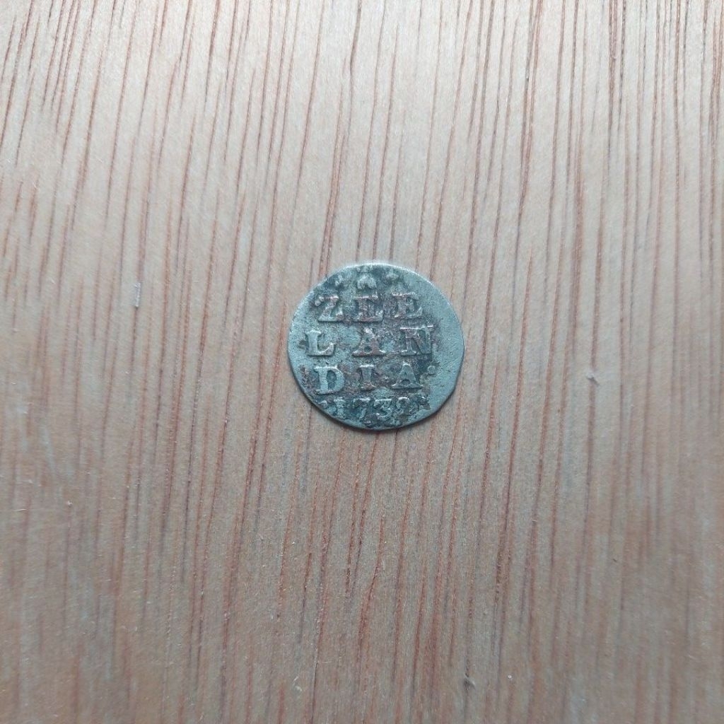 koin perak 2 stuiver zeeland 1732 detail