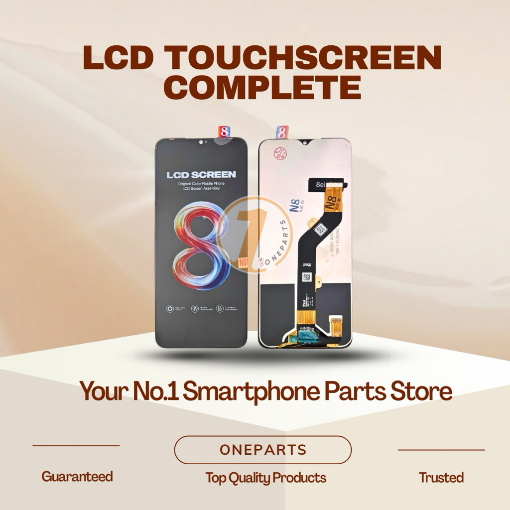 LCD TOUCHSCREEN INFINIX HOT 10S X689 / X689D / X689B / X6823C / X6823 / ITEL VISION 3 PLUS COMPLETE