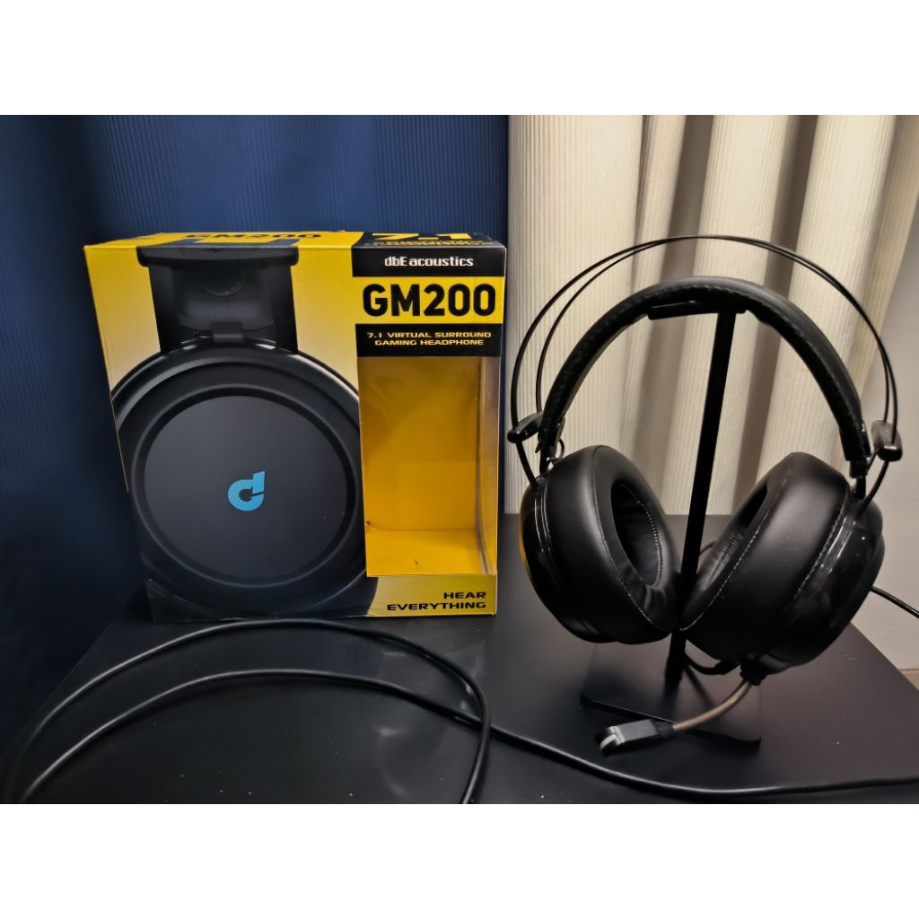 dbE GM200 Headset Gaming 7.1 Virtual Surround Sound