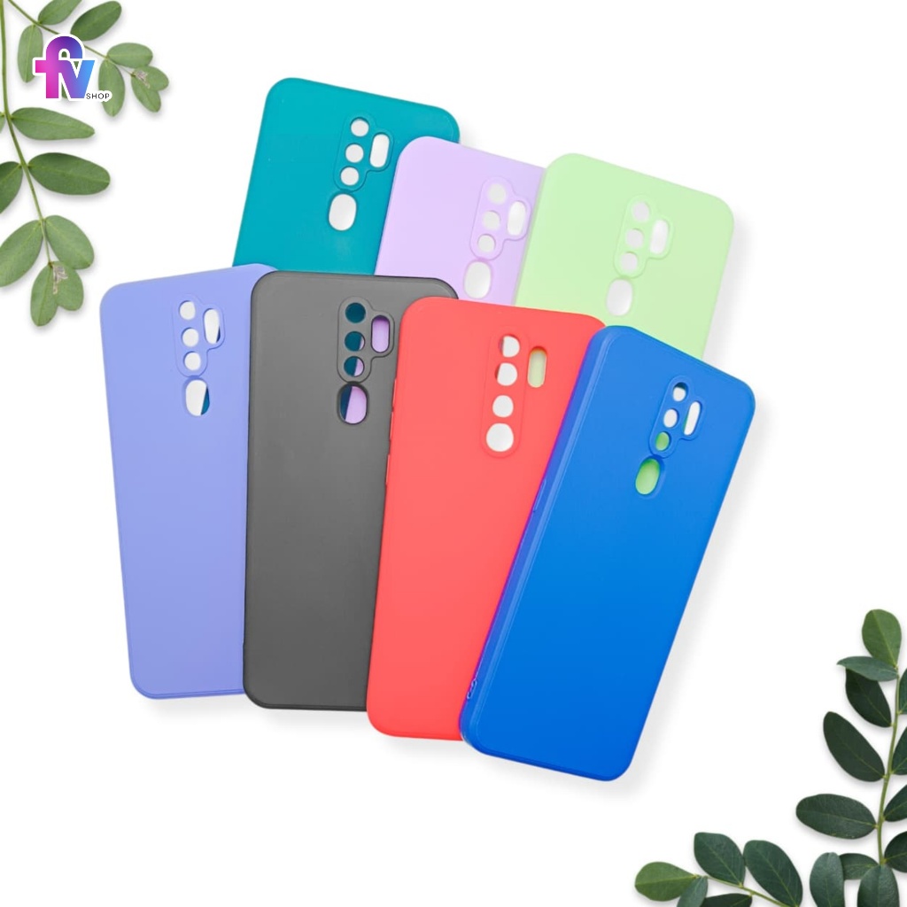 Softcase Vogue Oppo A5 2020/A9 2020 Silicon Case Full Color Casing Warna Anti Noda Baby Skin Anti Ja