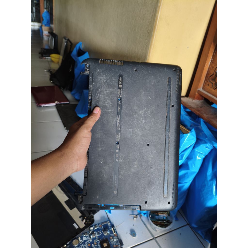 casing bawah laptop hp 14 an029au ori