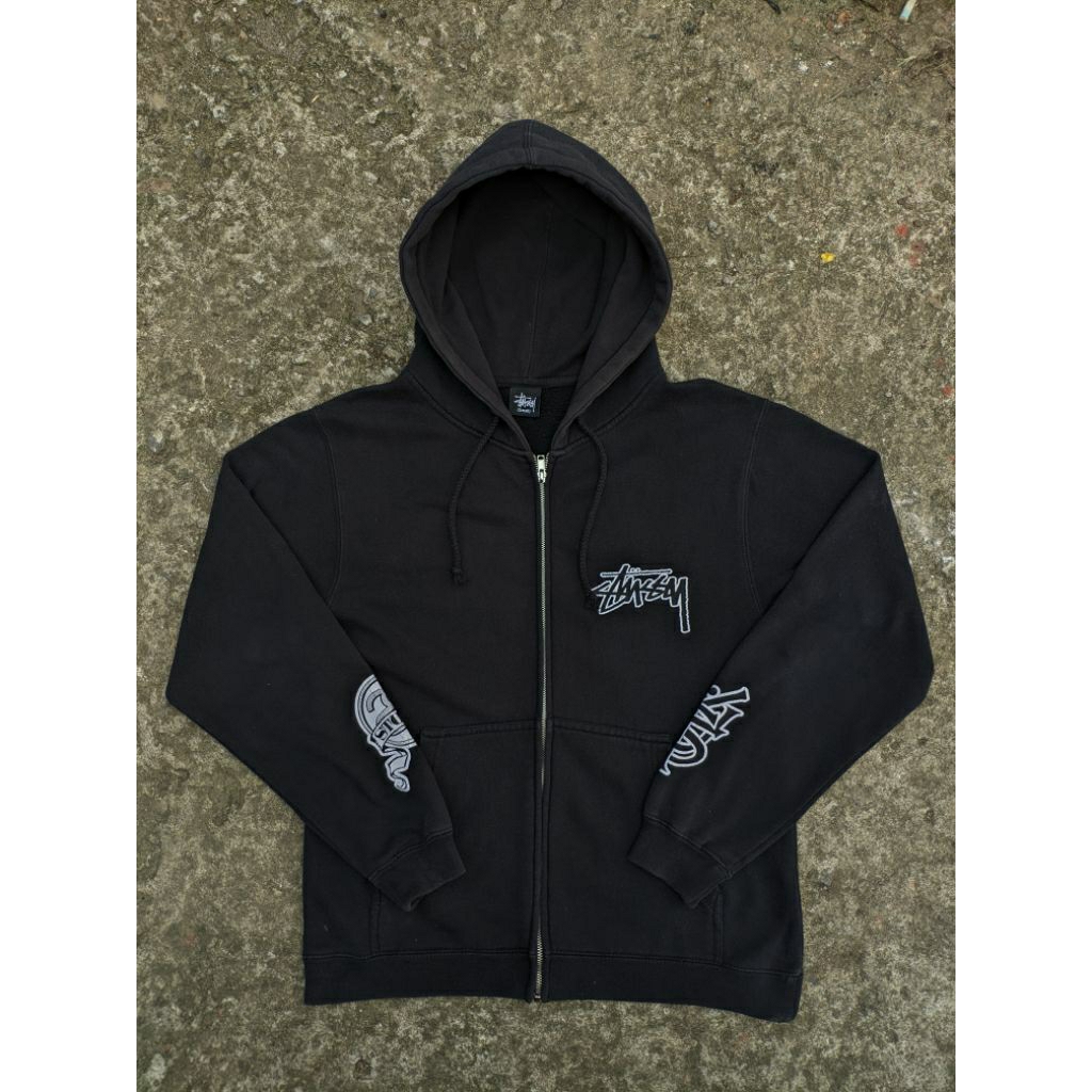 stussy worlwide Zip hoodie