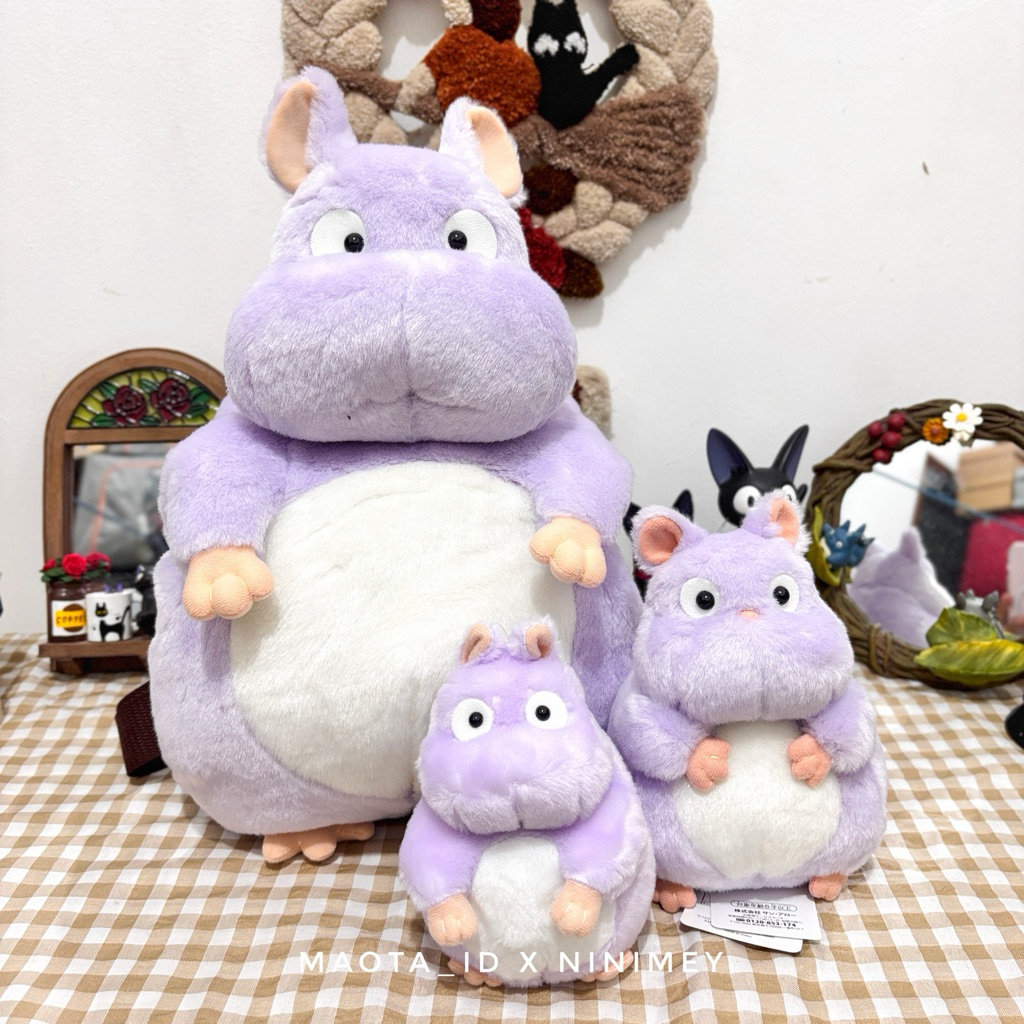 Ransel Boh / Tas Boh Spirited Away / Ransel Tikus Boh Spirited Away Studio Ghibli / Boneka Boh / Plu