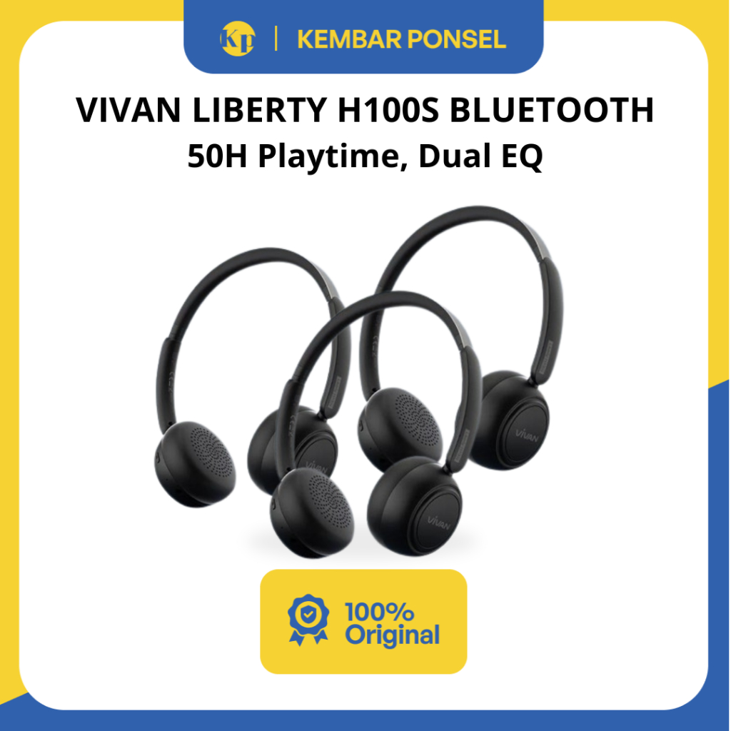 VIVAN LIBERTY H100S BLUETOOTH 50H Playtime, Dual EQ