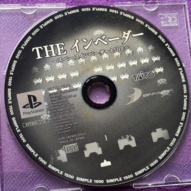 kaset ps1 ori japan the invaders