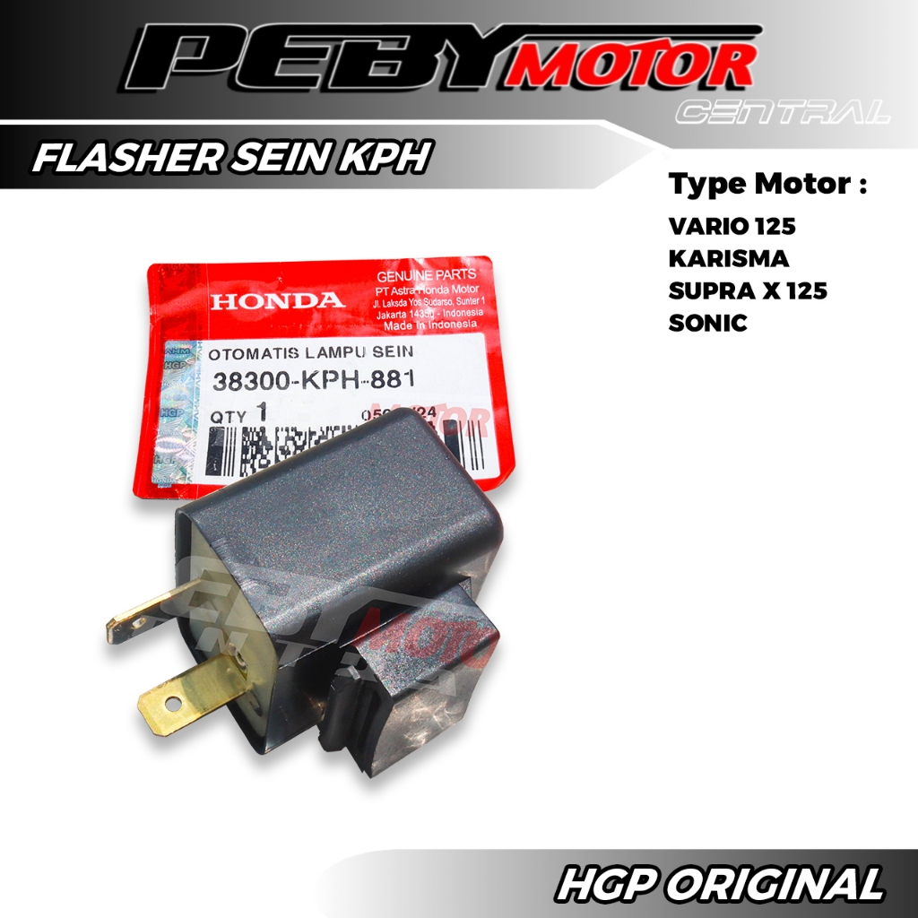 Flasher Sein Vario 125 Led Old Karisma Supra X 125 Sonic Spacy Fi ORIGINAL Resmi HGP 38300KPH