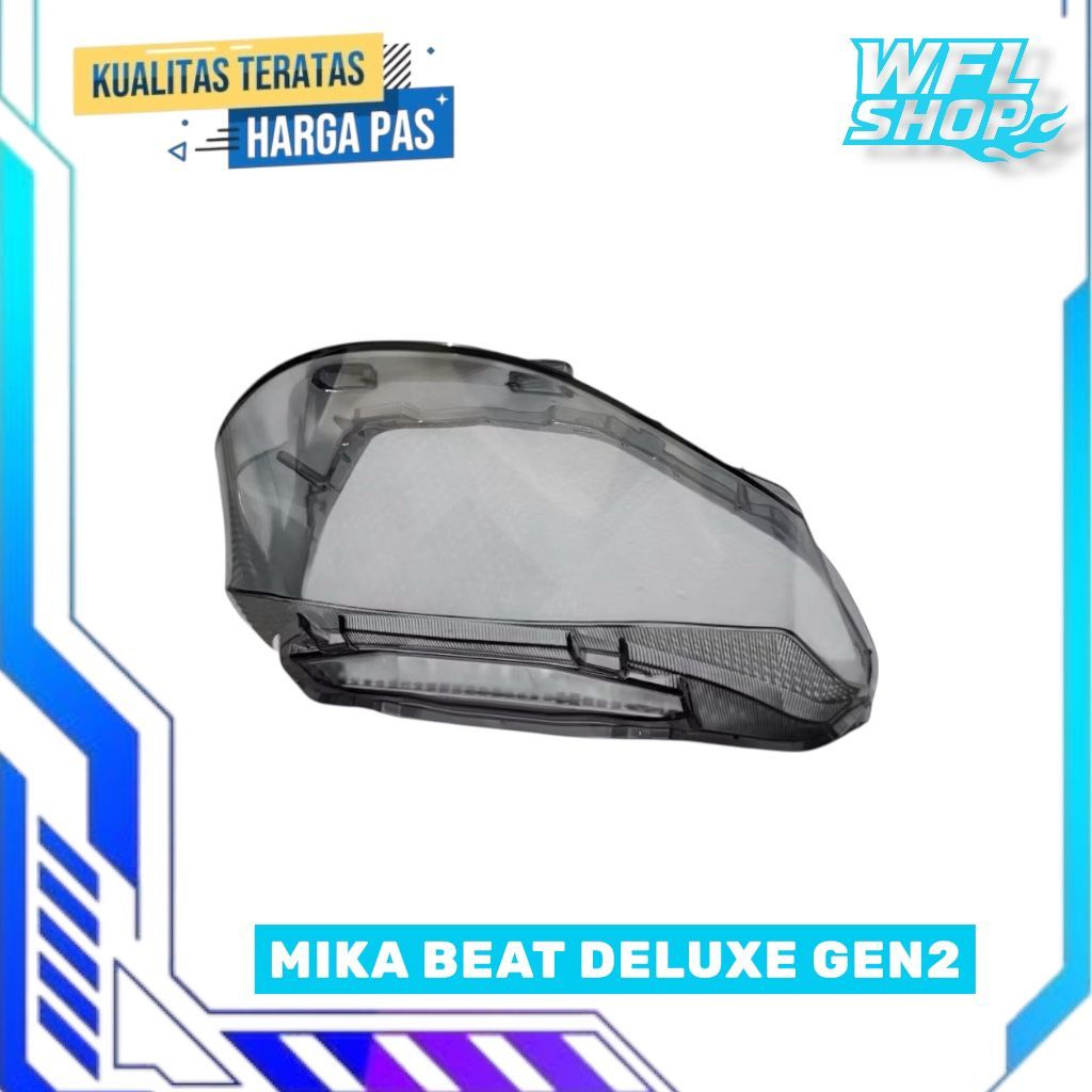 MIKA  SMOKE LAMPU BELAKANG BEAT DELUXE GEN 2 MIKA STOPLAMP BELAKANG BEAT COVER LAMPU BEAT