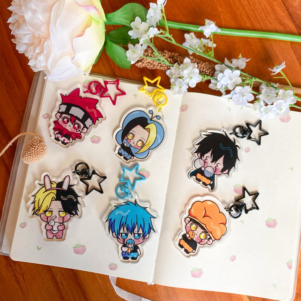 keychain Mashle| MASHLE DOT OTTER FINN RAYNE LANCE