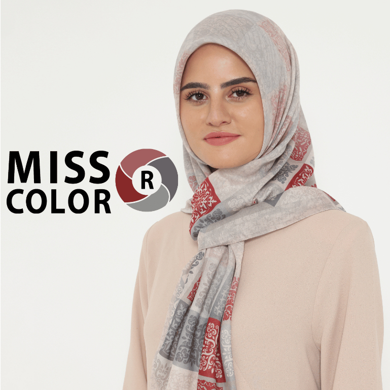 Miss Color Hijab Premium Scarf - AKSARAY Series - Segi empat 120x120
