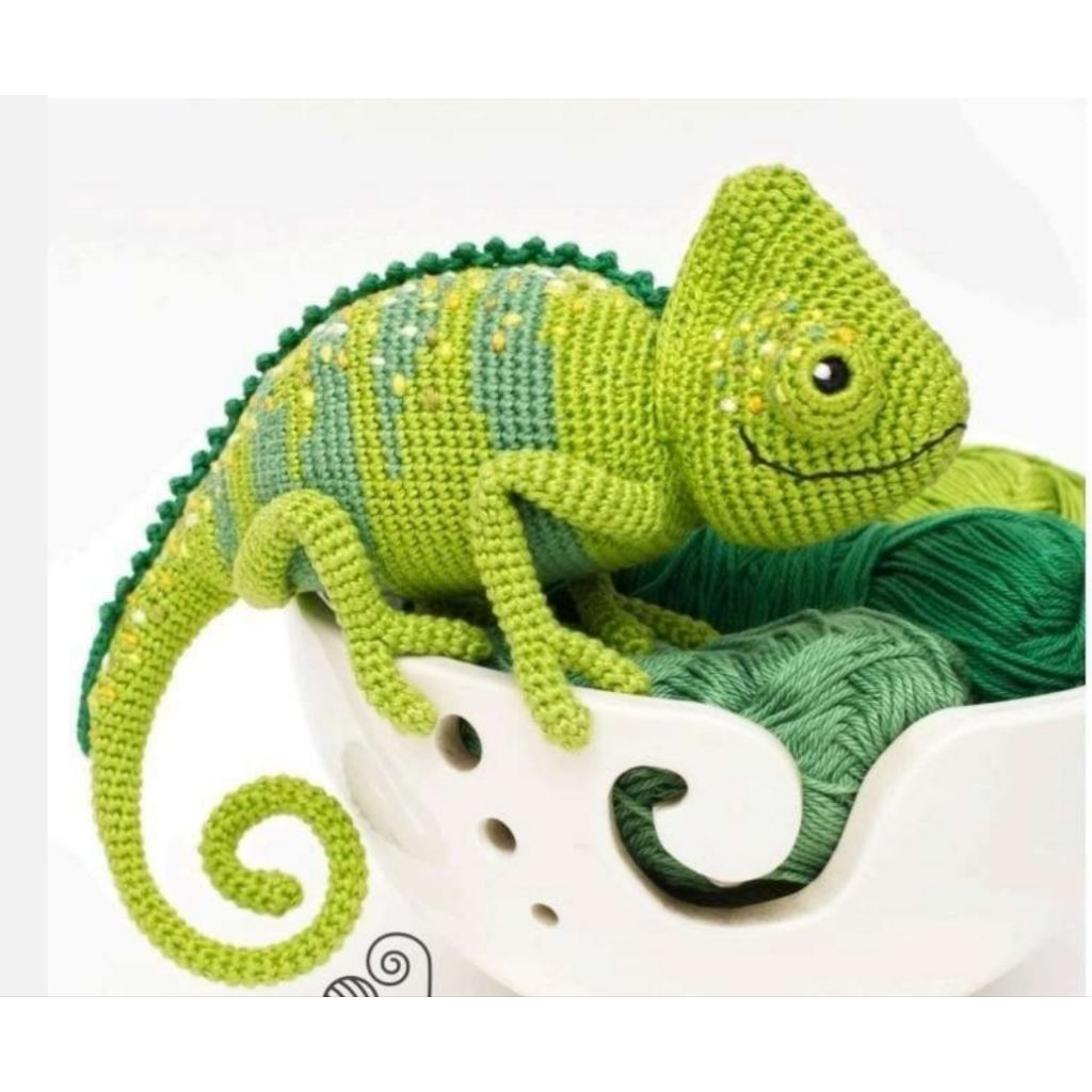 Iguana pola pattern amigurumi