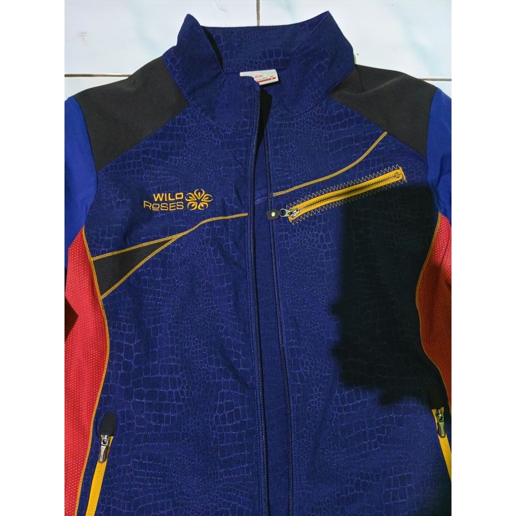 jacket Wild Roses Waterproof Size S
