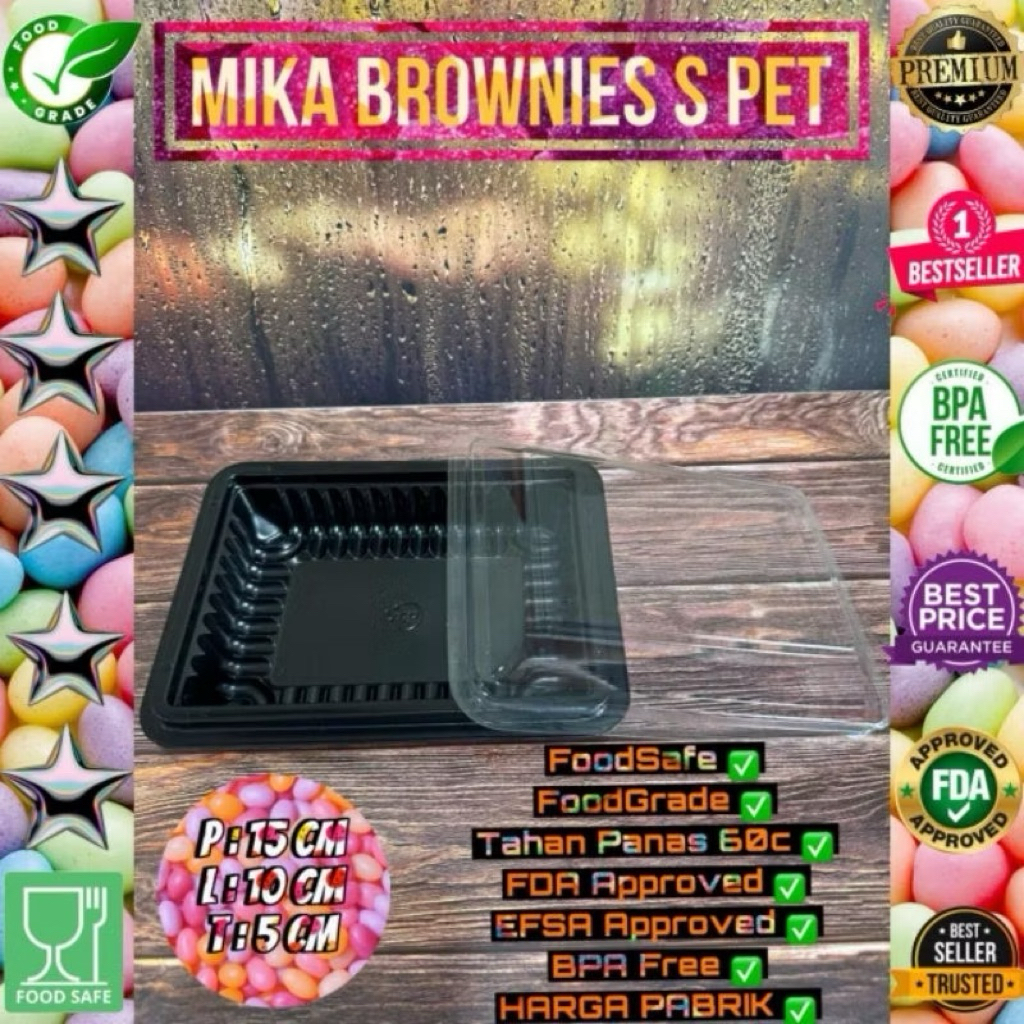 MIKA BROWNIS / TRAY BROWNIS / MIKA KUE BROWNIS / TRAY KUE BROWNIS / MIKA BROWNIS HITAM / TRAY BROWNI