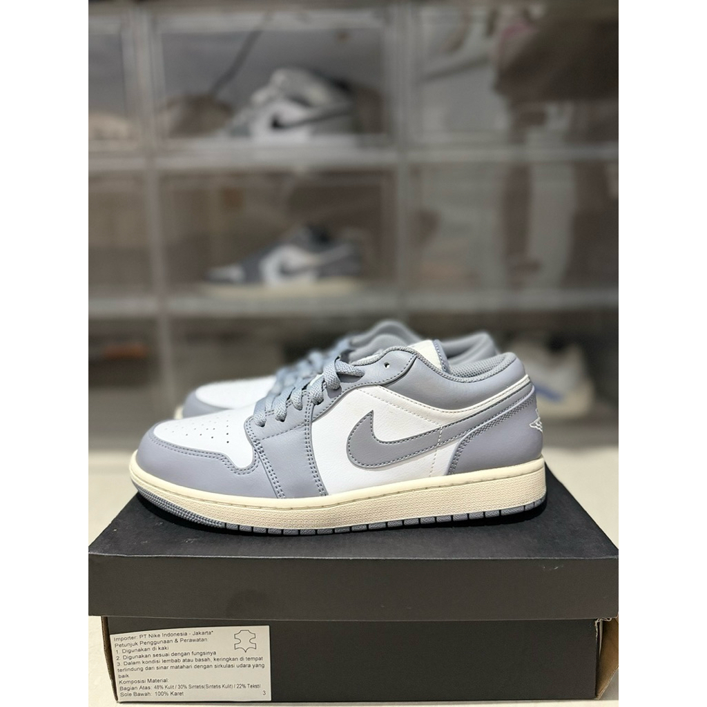 AIR JORDAN 1 LOW VINTAGE GREY SIZE 44 BNIB