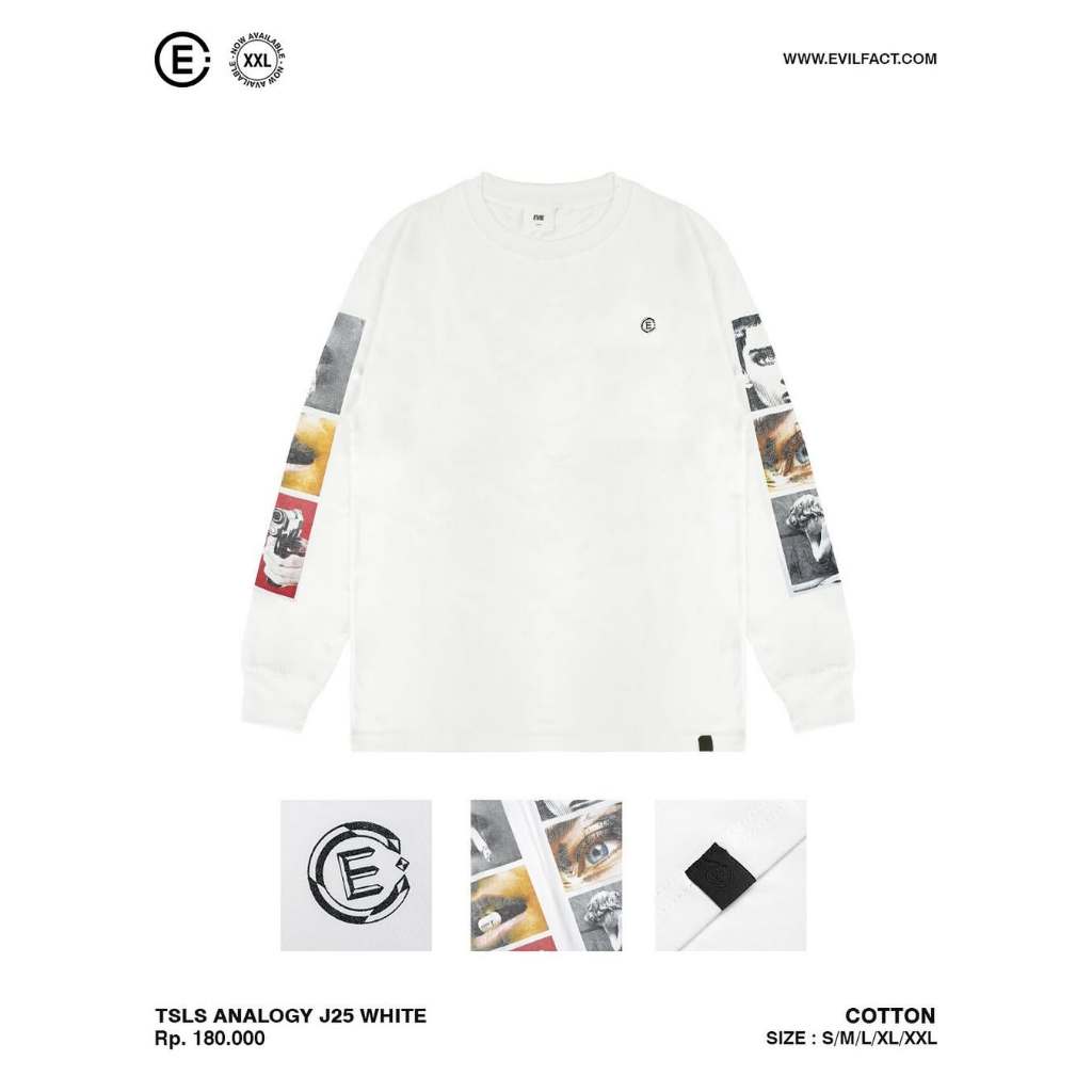 EVIL ARMY T-SHIRT - TSLS ANALOGY J25 WHITE